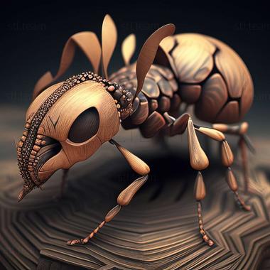 3D model Pheidole titanis (STL)